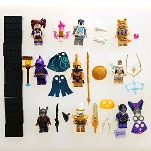 Lot of 9 Lego Compatible League of Legends Minifigures Minifigs